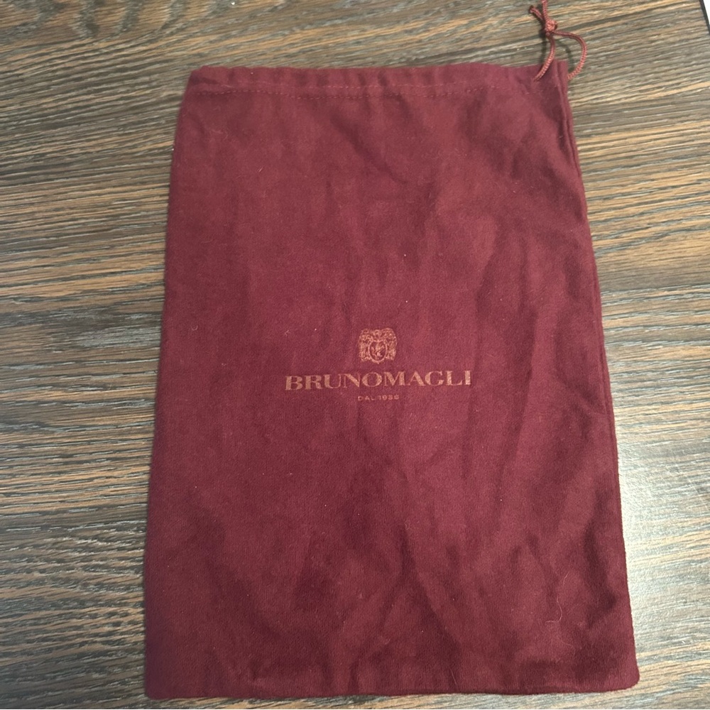 Bruno Magli Vintage EUC Burgundy Dust Bag 13”x9”